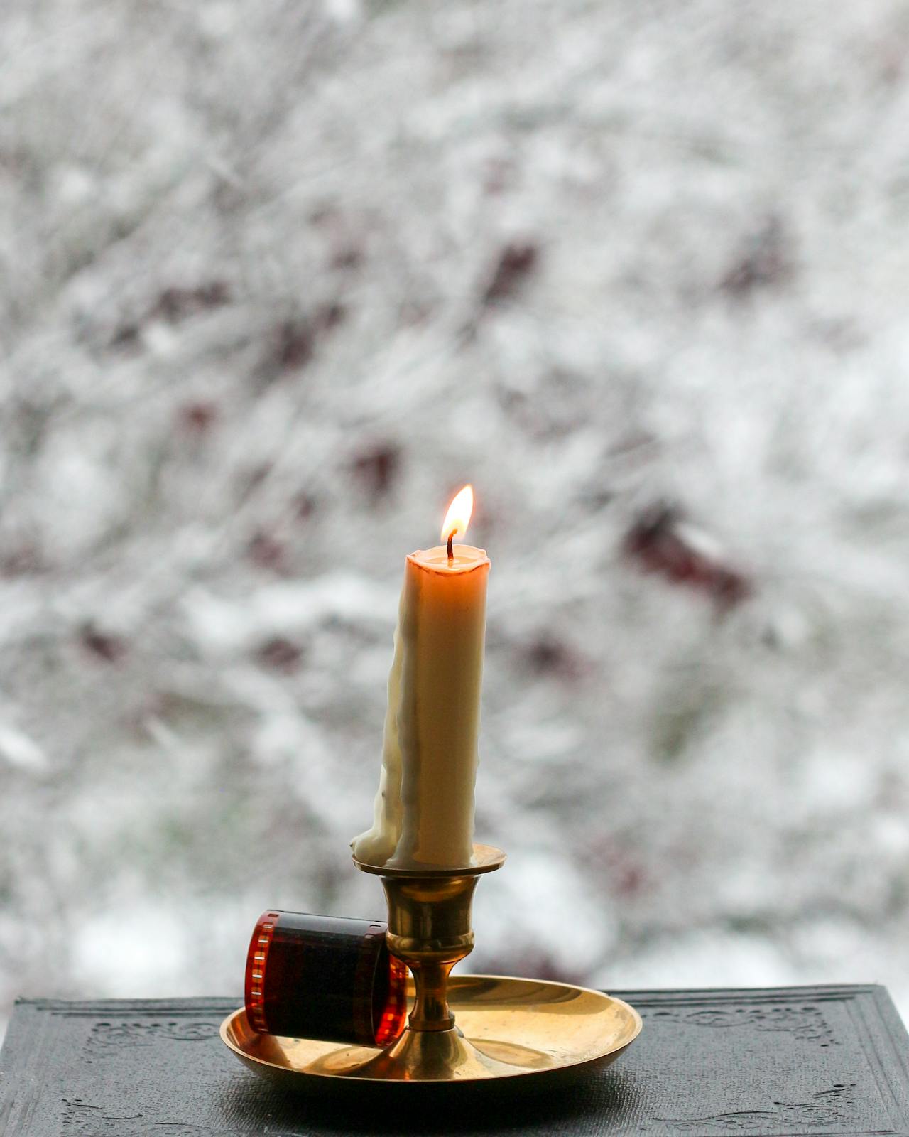 Candle burning