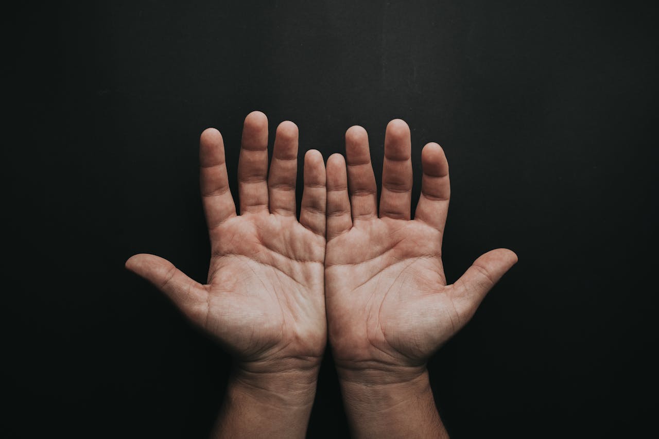 Open hands